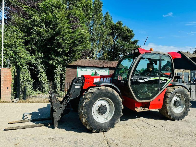 MANITOU 735 4WD TELEHANDLER *YEAR 2016, AG-SPEC* C/W PICK UP HITCH *VIDEO*