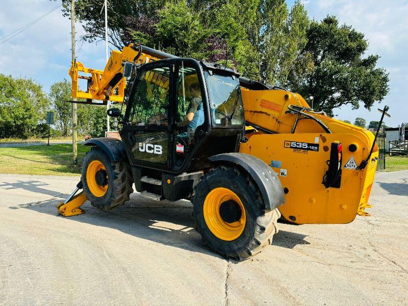 JCB 535-125 4WD TELEHANDLER *YEAR 2013, 3406 HOURS* C/W PALLET TINES *VIDEO*