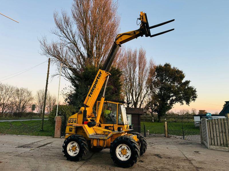 SANDERSON 624 TURBO TELEHANDLER *AG-SPEC* C/W PICK UP HITCH *VIDEO*