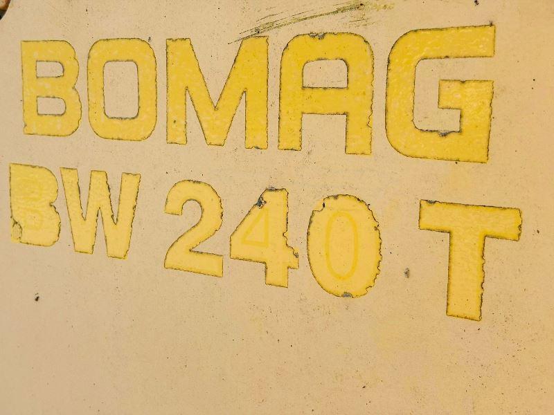 BOMAG BW240T TRENCH ROLLER C/W ROLE BAR & CANOPY *VIDEO*