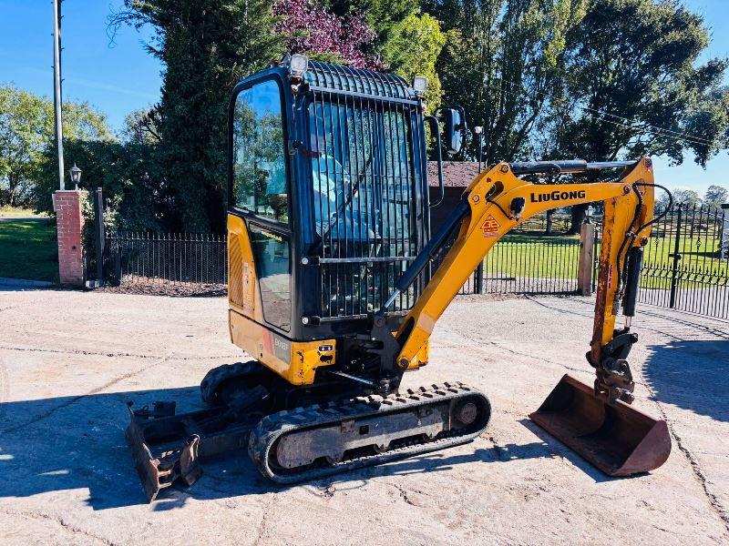 LIUGONG 9018FZTS EXCAVATOR *YEAR 2021, ONLY 992 HOURS* C/W QUICK HITCH *VIDEO*