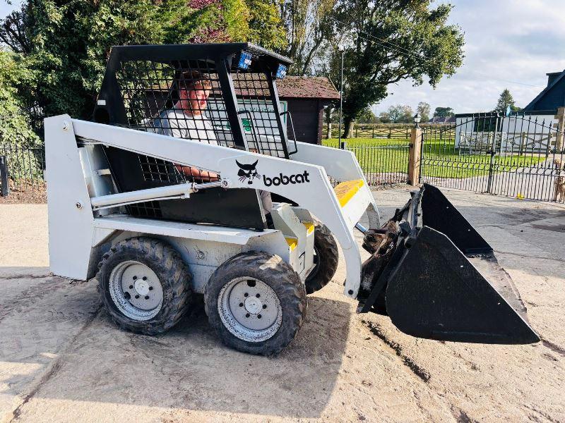 BOBCAT 543 SKIDSTEER *3770 HOURS* C/W BUCKET *VIDEO*