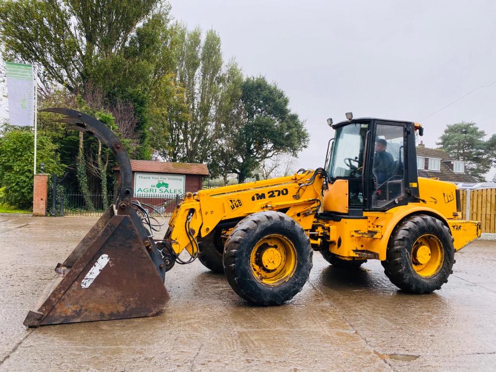 JCB TM270 LOADING SHOVEL C/W GRAPPLE BUCKET * SEE VIDEO