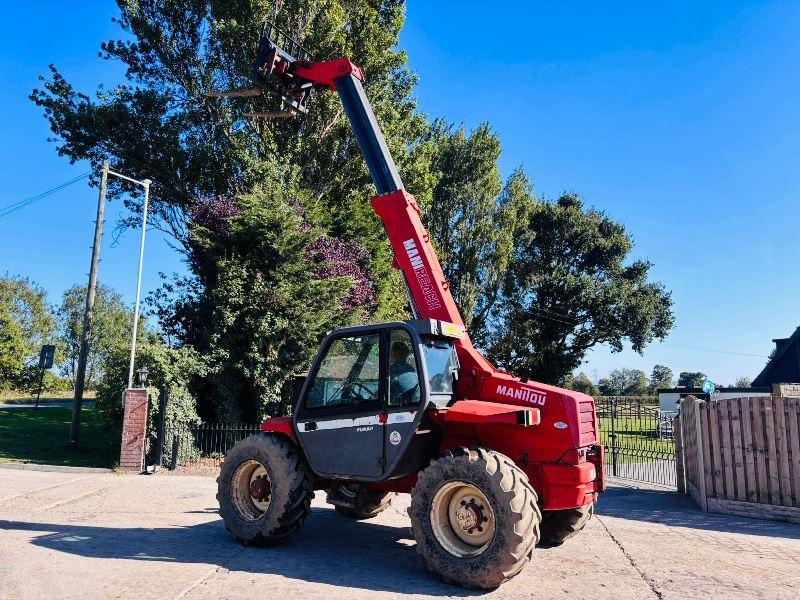 MANITOU MLT628 TURBO 4WD TELEHANDLER C/W PALLET TINES *VIDEO*