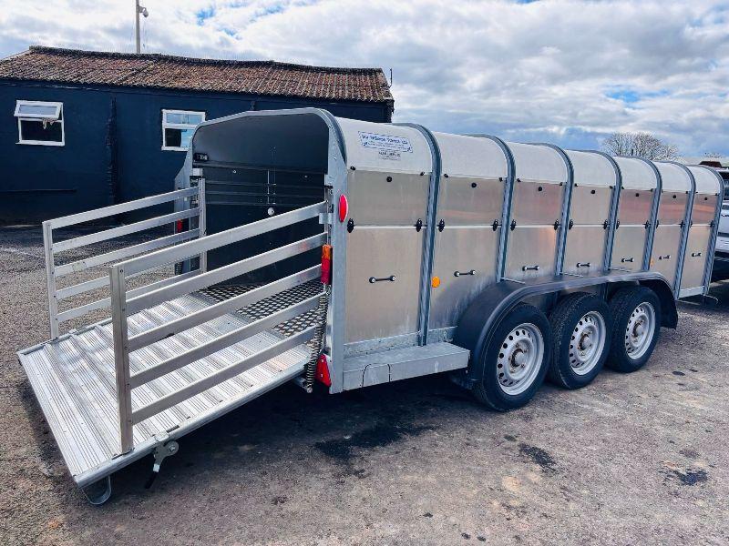 UNUSED IFOR WILLIAMS 14X4 LIVESTOCK TRAILER *YEAR 2021*VIDEO*