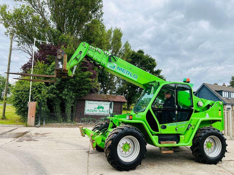 MERLO P40.17 4WD TELEHANDLER * YEAR 2015 , 17 METER* C/W PALLET TINES *VIDEO*