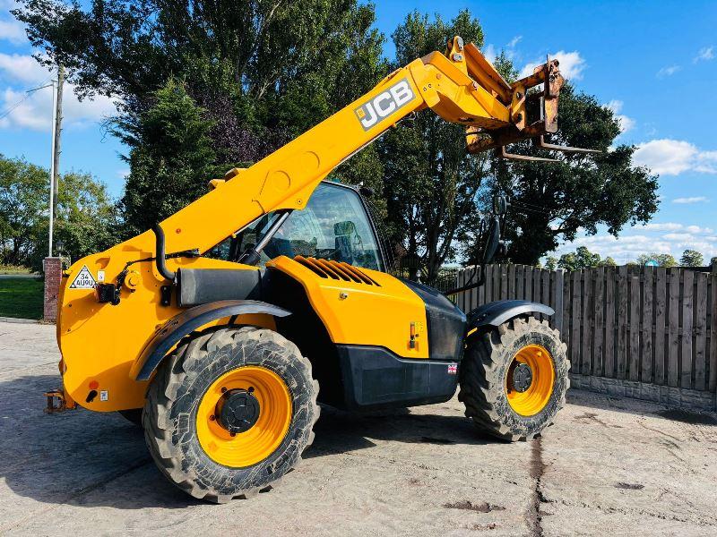 JCB 531-70 4WD TELEHANDLER * YEAR 2018, 1011 HOURS* C/W PALLET TINES *VIDEO*