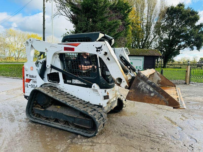 BOBCAT T650 TRACKED SKIDSTEER HIGH LIFT *YEAR 2017, 4838 HOURS* C/W BUCKET *VIDEO*