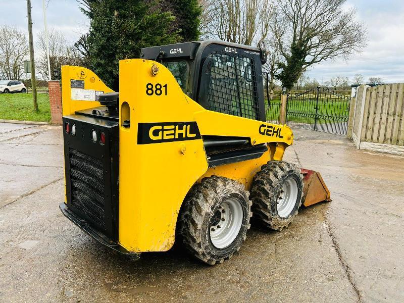 GEHL R150 SKIDSTEER *YEAR 2020, 1978 HOURS* C/W BUCKET *VIDEO*