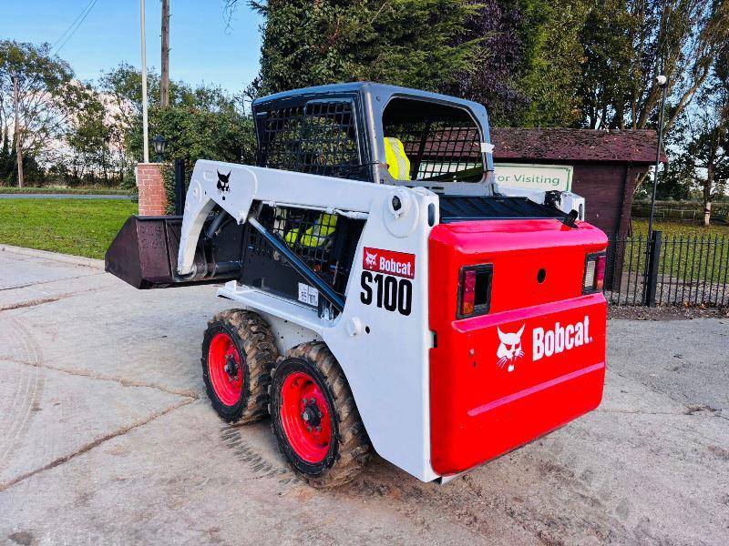 BOBCAT S100 SKIDSTEER *YEAR 2014, 1510 HOURS* C/W BUCKET *VIDEO*