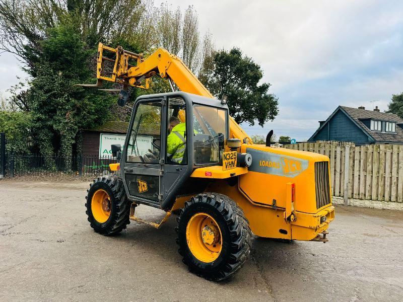 JCB 520 4WD TELEHANDLER C/W 4 WHEEL STEER & PALLET TINES 