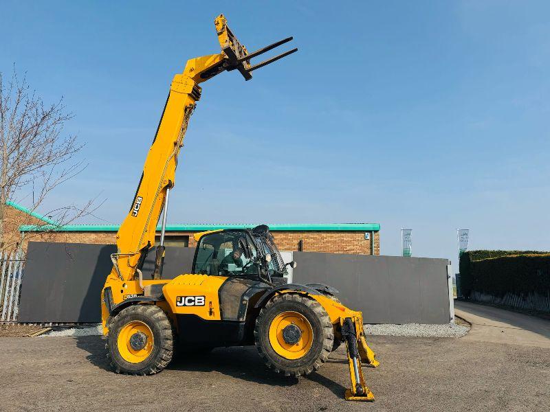 JCB 535-125 HIGH VIS TELEHANDLER *YEAR 2017*C/W PALLET TINES*VIDEO*