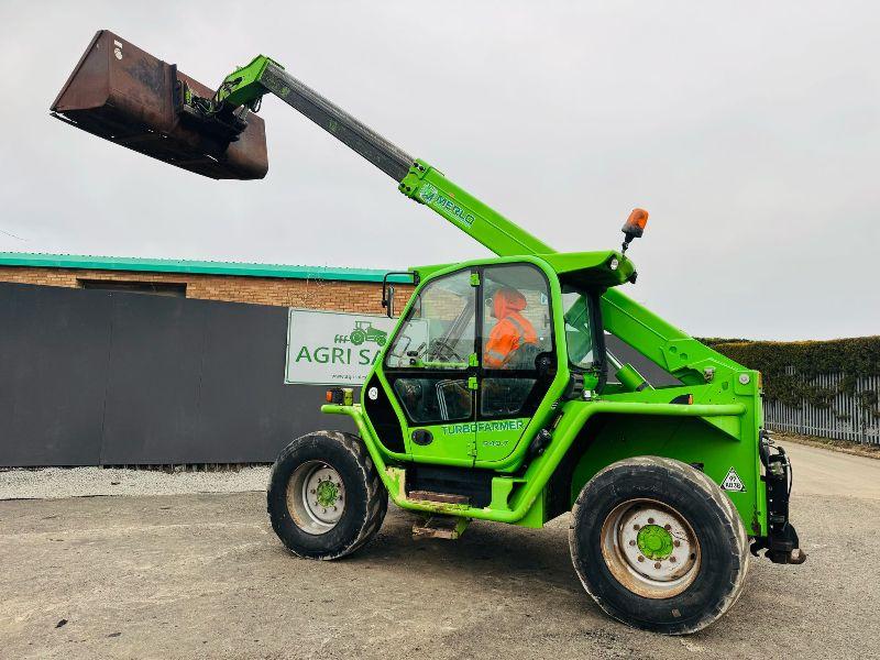 MERLO P40.7 TELEHANDLER *AG SPEC* C/W BUCKET*VIDEO*