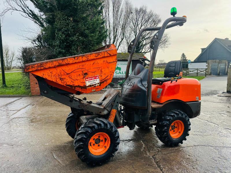 AUSA WD1-10 4WD HIGH TIP DUMPER *YEAR 2015, 1594 HOURS* C/W ROLE BAR *VIDEO*