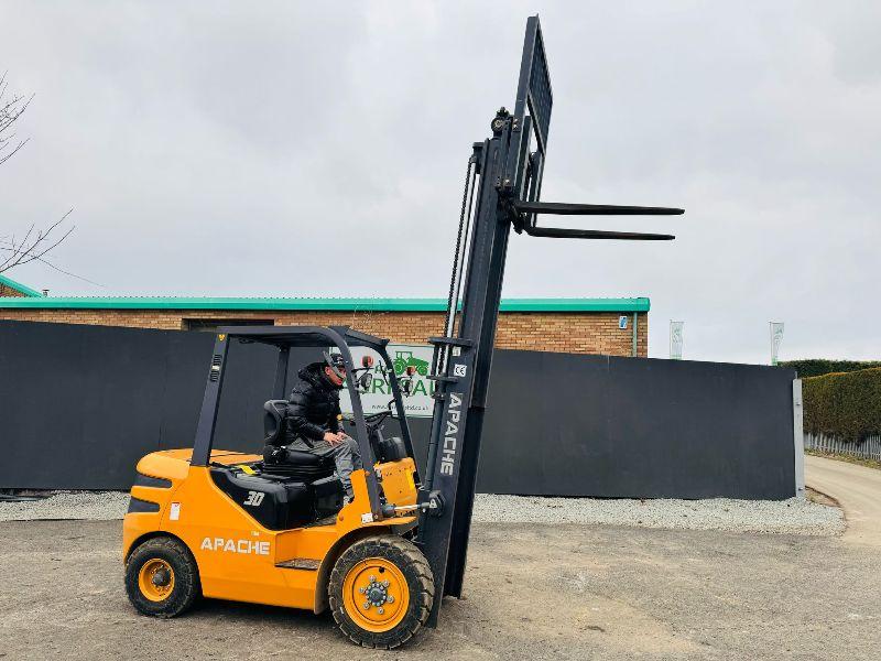 UNUSED 2024 APACHE HH30Z 3 TONNE DEISEL FORKLIFT*VIDEO*