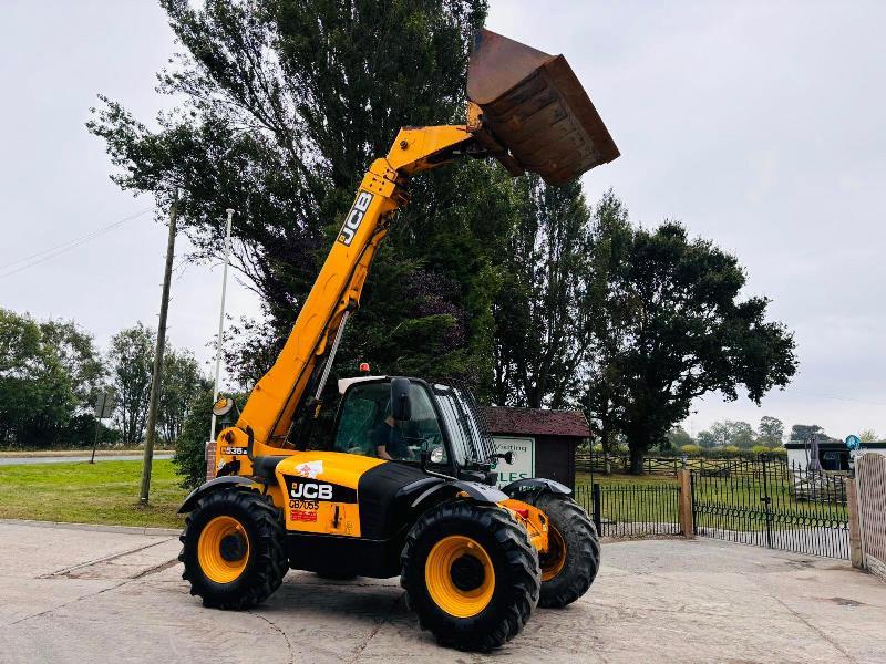 JCB 535-95 4WD TELEHANDLER *YEAR 2013* C/W BUCKET *VIDEO*