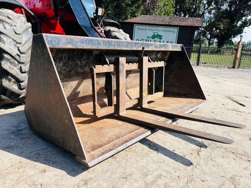 MANITOU 634-120 4WD TELEHANDLER *AG-SPEC* C/W PICK UP HITCH *VIDEO*