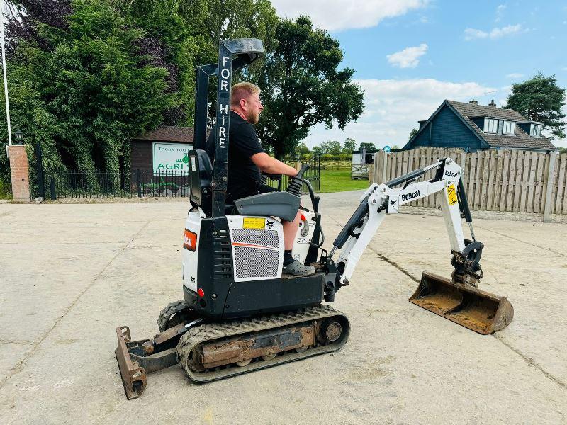 BOBCAT E10Z TRACKED EXCAVATOR *YEAR 2019, 2926 HOURS* C/W EXPANDING TRACKS *VIDEO*