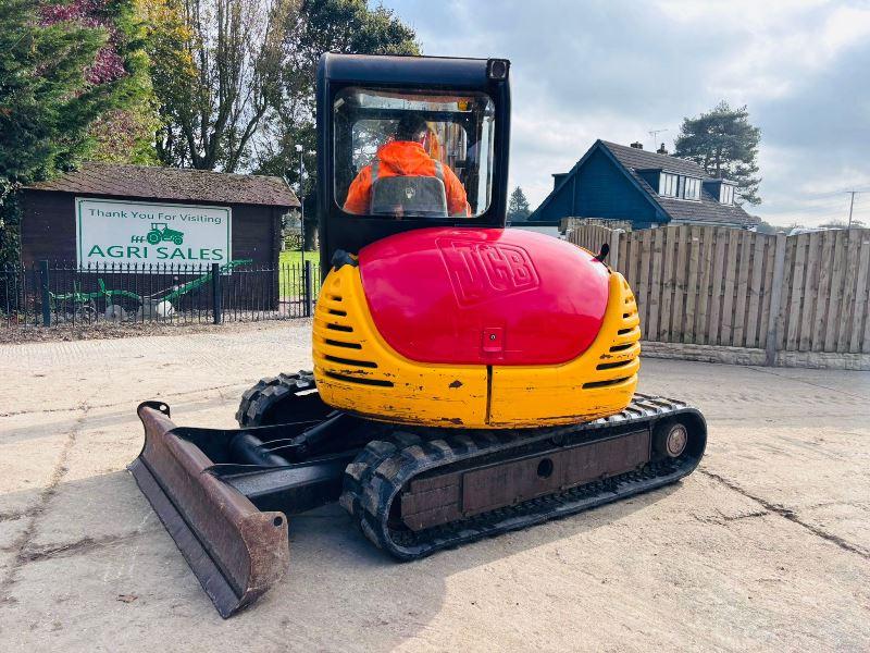 JCB 8060 TRACKED EXCAVATOR *ZERO SWING* C/W QUICK HITCH *VIDEO*