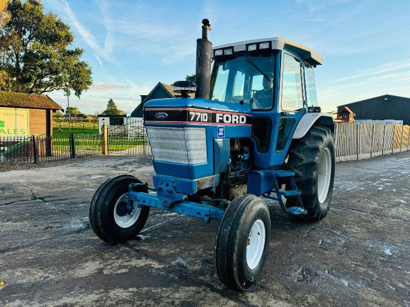 FORD 7710 SUPER Q SERIES 2 TRACTOR *ONLY 5219 HOURS, ROAD REGISTERED* VIDEO*