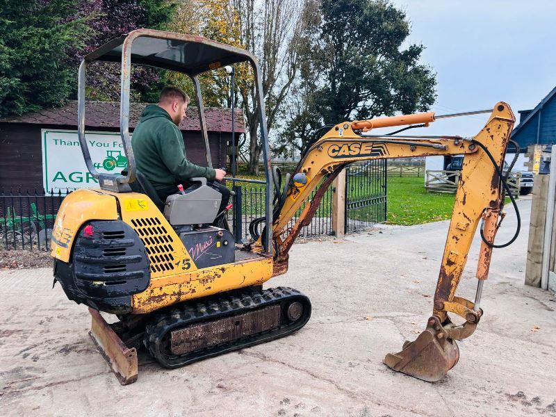 CASE TRACKED EXCAVATOR C/W BUCKET *VIDEO*