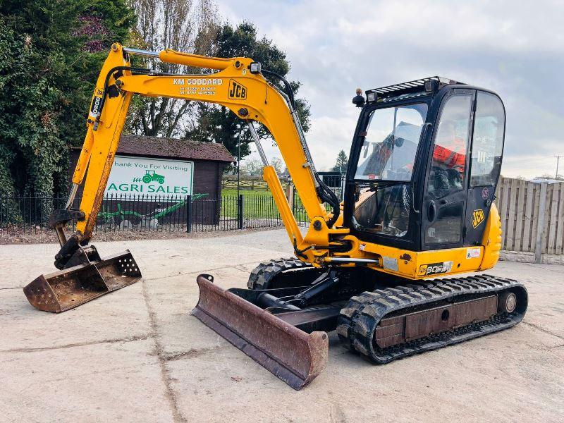 JCB 8060 TRACKED EXCAVATOR *ZERO SWING* C/W QUICK HITCH *VIDEO*