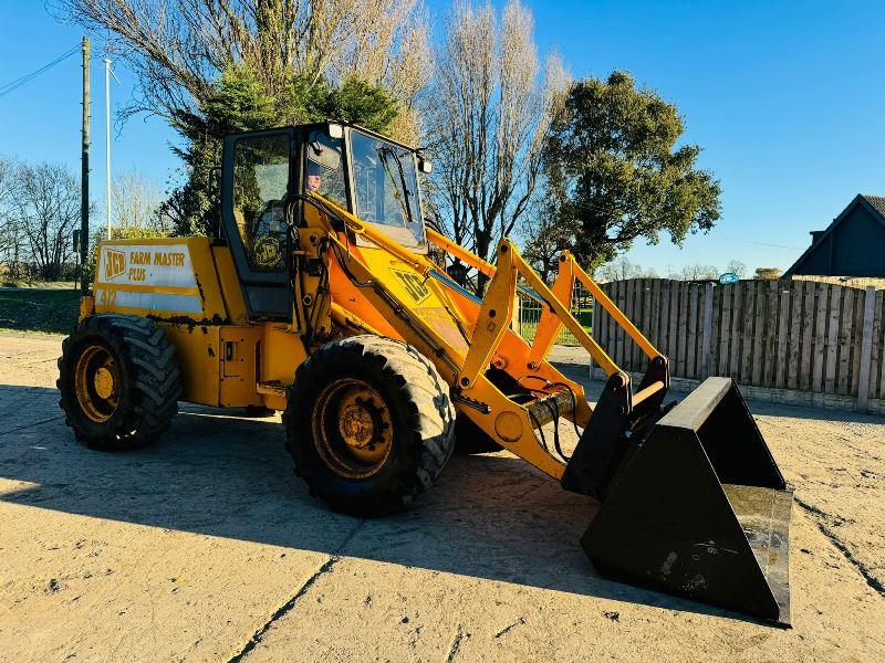 JCB 412 4WD LOADING SHOVEL C/W PERKINS ENGINE & BRAND NEW BUCKET 