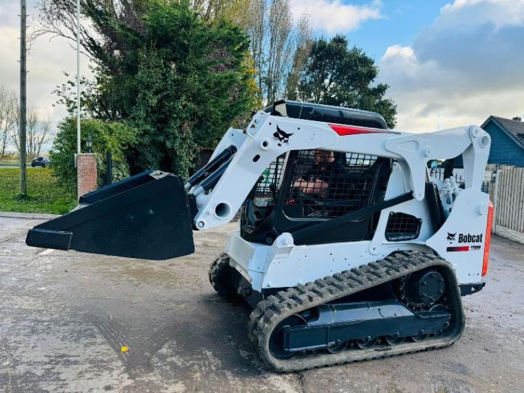 BOBCAT T650 TRACKED SKIDSTEER *YEAR 2016* C/W BUCKET *VIDEO*