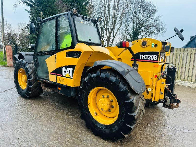 CAT TH330B TELEHANDLER *C/W PALLET TINES*4WD*AG SPEC*