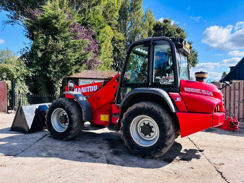 MANITOU MLA628-120LSU 4WD TELEHANDLER *AG-SPEC* C/W PICK UP HITCH *VIDEO*