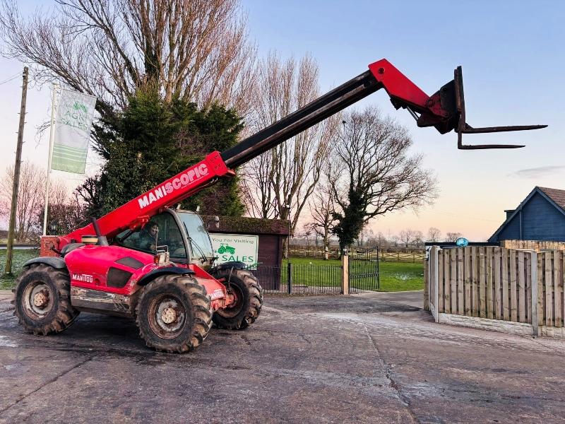 MANITOU MLT732 4WD TELEHANDLER C/W PALLET TINES  