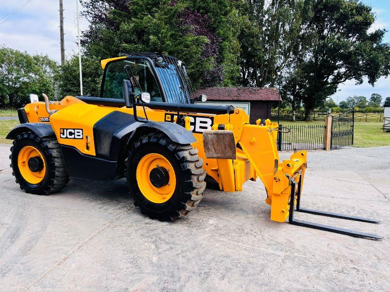 JCB 535-125 4WD TELEHANDLER *YEAR 2015, 12.5 METER REACH* C/W TINES *TINES*