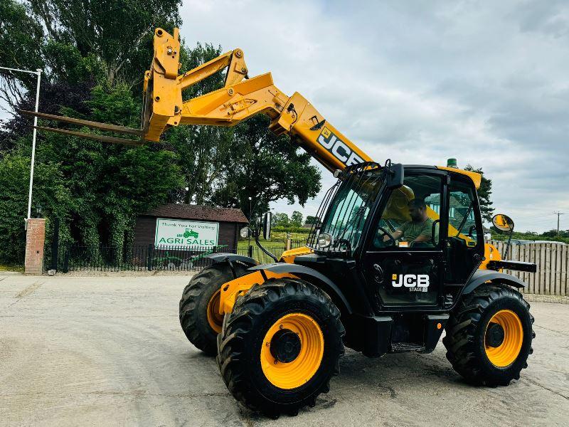 JCB 531-70 4WD TELEHANDLER * YEAR 2020, 3494 HOURS* C/W PALLET TINES *VIDEO*