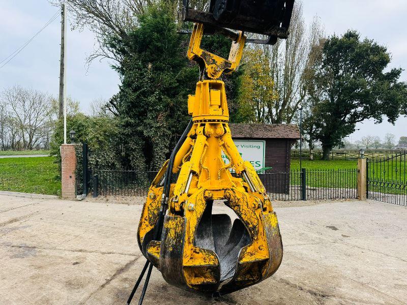 STRUTT 5 TINE ROTATING SCRAP GRAB *YEAR 2022* TO SUIT 30 TONNE EXCAVATOR 