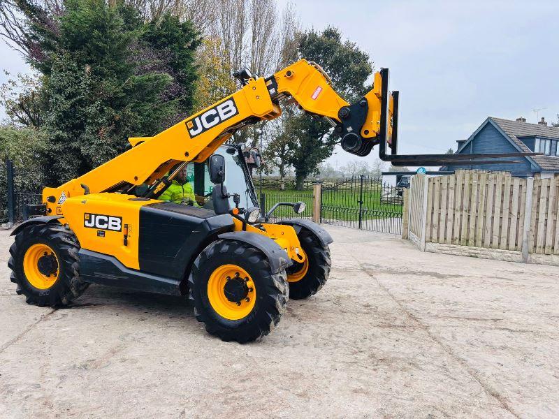 JCB 525-60 4WD TELEHANDLER *YEAR 2017, 3416 HOURS* C/W PALLET TINES *VIDEO*