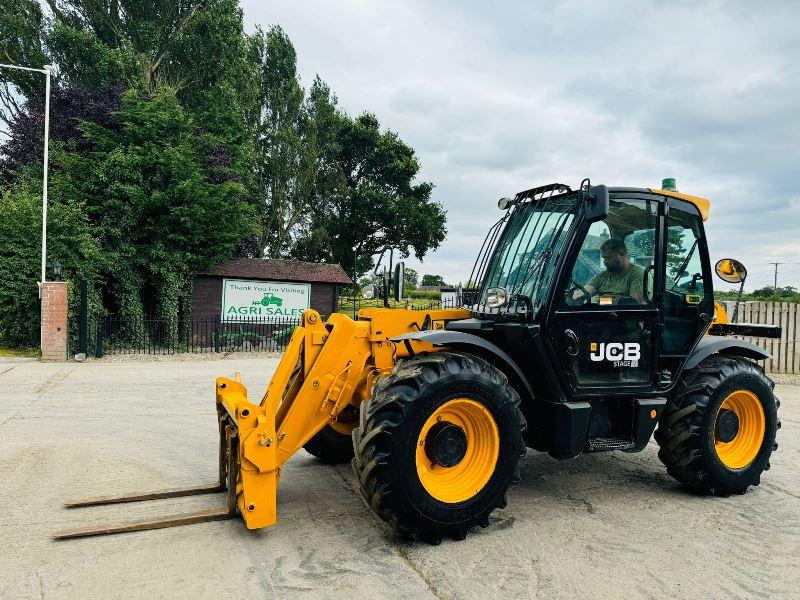 JCB 531-70 4WD TELEHANDLER * YEAR 2020, 3494 HOURS* C/W PALLET TINES *VIDEO*