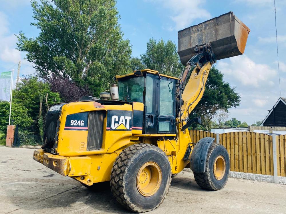 CATERPILLAR 924G HIGH LIFT LOADING SHOVEL C/W JOYSTICK CONTROL