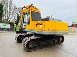 JCB JS150 TRACKED EXCAVATOR C/W QUICK HITCH & BUCKET *VIDEO*