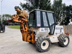 CASE 860 TURBO 4WD PIPE LAYER C/W VIBRATING PLOW & FRONT WEIGHTS *VIDEO*