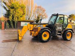 JCB 535-140HI-VIZ 4WD TELEHANDLER *14 METER REACH,  YEAR 2014* C/W TINES *VIDEO*