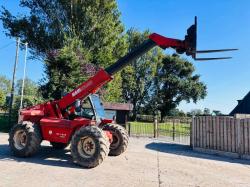 MANITOU MLT628 TURBO 4WD TELEHANDLER C/W PALLET TINES *VIDEO*