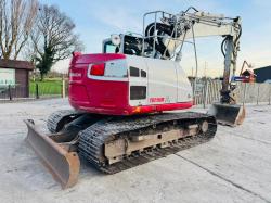 TAKEUCHI TB2150R EXCAVATOR *YEAR 2018, 5851 HOURS* C/W BLADE & PIPPED FOR GRAB