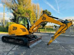 JCB 8080 TRACKED EXCAVATOR *ZERO SWING* TRACK MOTOR LEAKING *VIDEO*