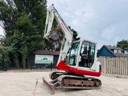 TAKEUCHI TB150C TRACKED EXCAVATOR C/W FRONT BLADE *VIDEO*