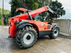 MANITOU MLT634-120 4WD TELEHANDLER *AG-SPEC* C/W PICK UP HITCH *VIDEO*