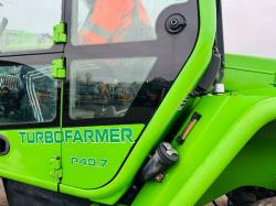 MERLO P40.7 TELEHANDLER *AG SPEC* C/W BUCKET*VIDEO*