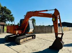 HITACHI EX60 TRACKED EXCAVATOR C/W BUCKET *VIDEO*