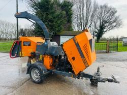  FORST ST8 SINGLE AXLE WOOD CHIPPER *VIDEO*