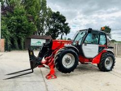 MANITOU MT1030 4WD TELEHANDLER *10 METER REACH* C/W PALLET TINES *VIDEO*