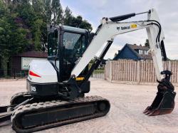 BOBCAT E45 TRACKED EXCAVATOR *YEAR 2019, ONLY 1700 HOURS* C/W QUICK HITCH *VIDEO*